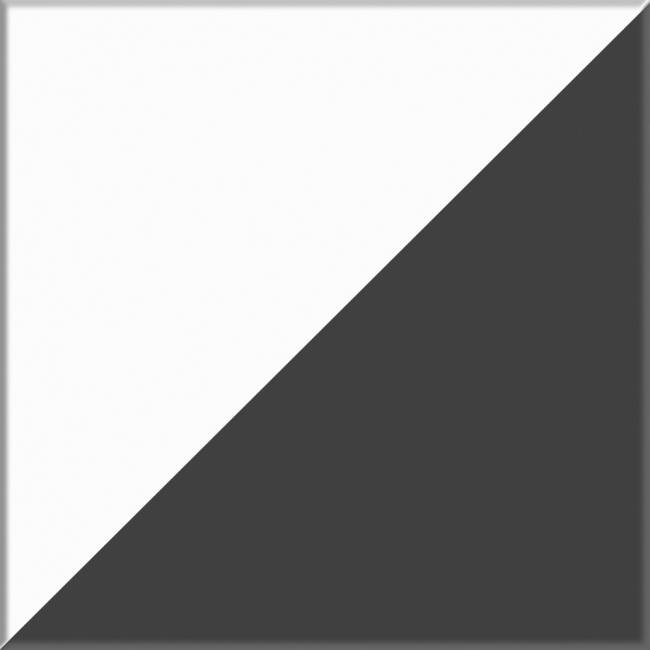 Комод широкий на четыре ящика и две дверки Мори МК1600.1 цвет графит/белый