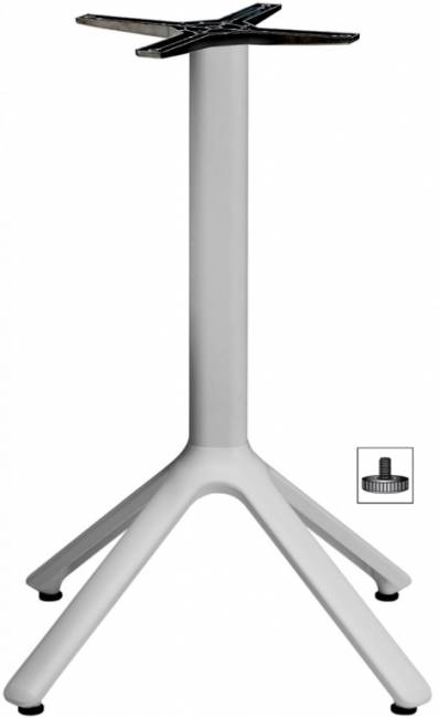Подстолье металлическое Nemo серебристый 510х510х730 мм