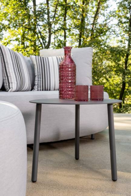 Столик металлический кофейный Island антрацит 550х450х400 мм