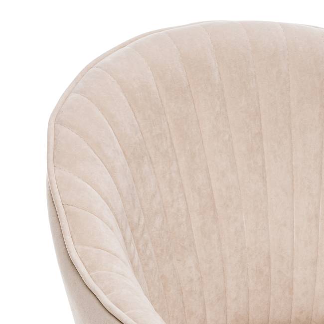 Стул с подлокотниками Leset Вайд, каркас Белый, велюр Бежевый Бежевый Белый Стул с подлокотниками Leset Вайд, каркас Белый, велюр Бежевый Бежевый Белый