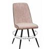 Стул DikLine 324 поворотный B03 BEIGE, ножки черные