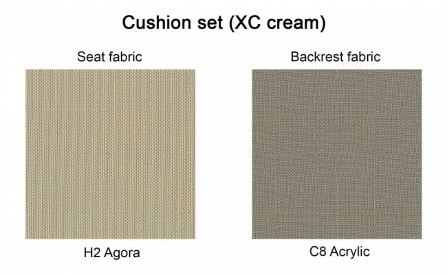 Кресло лаунж c подушкой Flap терракотовый, кремовый 840х840х880 мм