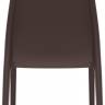 Стул пластиковый Miranda коричневый 450х560х940 мм