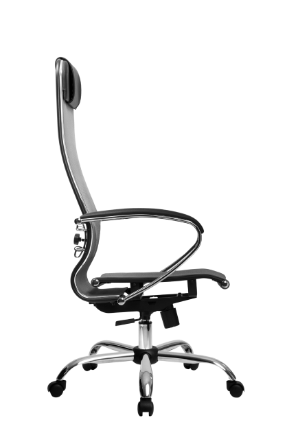 Кресло МЕТТА-4(MPRU)/подл.131/осн.003, серый/серый