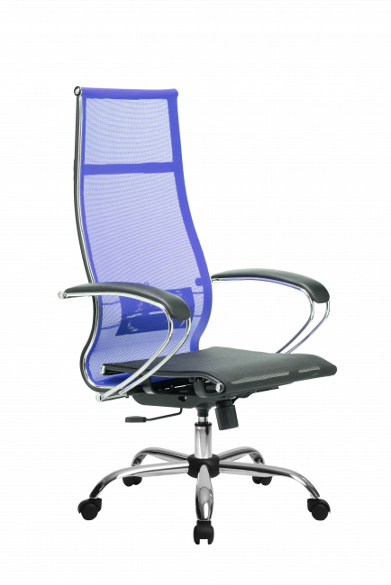 Кресло МЕТТА-7(MPRU)/подл.131/осн.003, васильковый