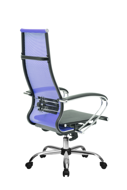 Кресло МЕТТА-7(MPRU)/подл.131/осн.003, васильковый