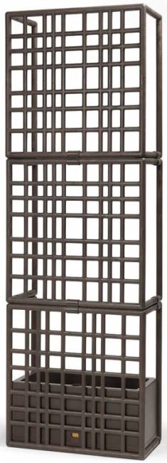 Модуль пластиковый для кашпо Sipario Modulo терра 703х180х703 мм Модуль пластиковый для кашпо Sipario Modulo терра 703х180х703 мм