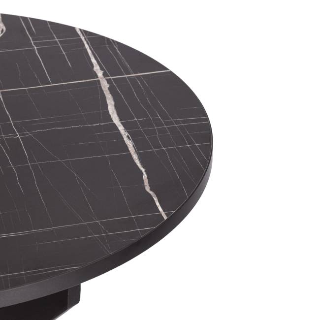 Стол MANZANA ЛДСП/HPL/металл, 80 х 80 х 75 см, Мрамор чёрный/чёрный Мрамор чёрный/чёрный ЛДСП/HPL/металл Стол MANZANA ЛДСП/HPL/металл, 80 х 80 х 75 см, Мрамор чёрный/чёрный Мрамор чёрный/чёрный ЛДСП/HPL/металл