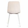 Стул CHILLY (mod. 7094-1) / 1 шт. в упаковке вельвет/металл, 44,5х52,5х86 см, beige (бежевый) HLR2 / белый