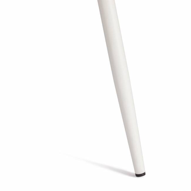 Стул CHILLY (mod. 7094-1) / 1 шт. в упаковке вельвет/металл, 44,5х52,5х86 см, beige (бежевый) HLR2 / белый