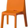 Стул пластиковый Q4 Standard тыквенный оранжевый 620х550х860 мм