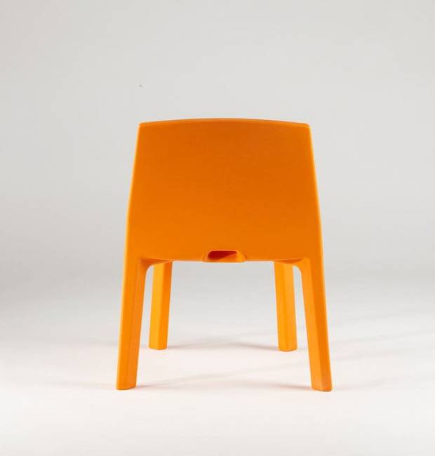 Стул пластиковый Q4 Standard тыквенный оранжевый 620х550х860 мм