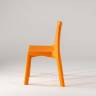 Стул пластиковый Q4 Standard тыквенный оранжевый 620х550х860 мм