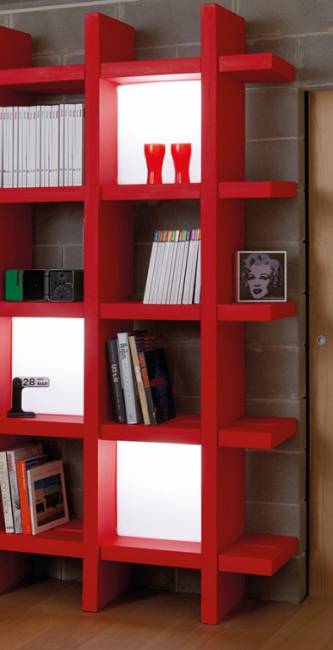 Стеллаж книжный пластиковый Mybook 4х5 Standard 1840х400х2300 мм