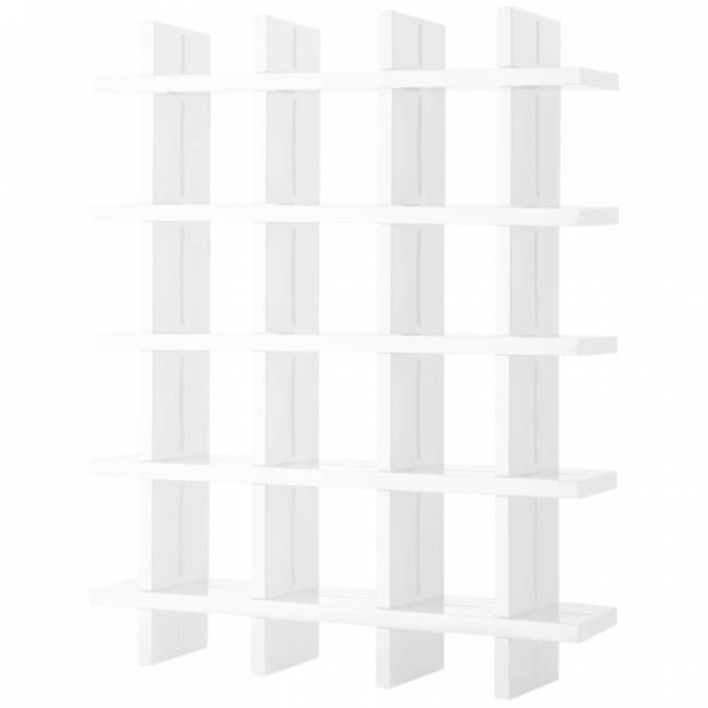 Стеллаж книжный пластиковый Mybook 4х5 Standard 1840х400х2300 мм