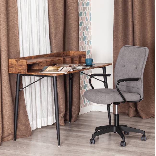 Кресло WIND флок , серый, 29 серый флок