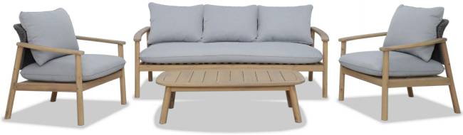 Диван деревянный трехместный с подушками Freeport песочный, угольный, серый 1955х771х740 мм Диван деревянный трехместный с подушками Freeport песочный, угольный, серый 1955х771х740 мм