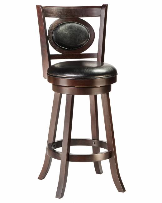 Стул барный DOBRIN CHAD BAR, капучино, чёрный