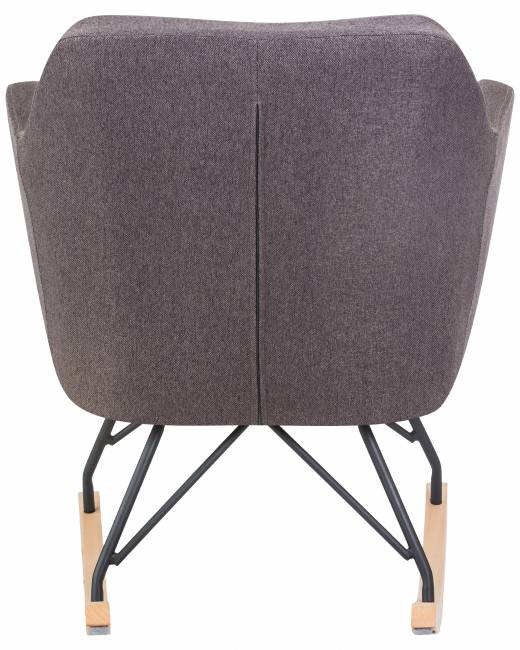 Кресло-качалка DOBRIN KIARA, серая ткань (LAR-106D-26)