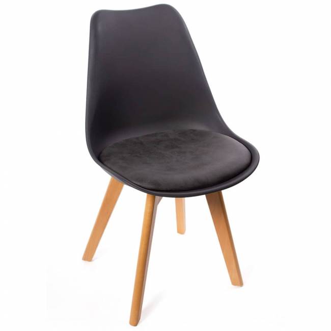Стул Eames Bon чёрный Стул Eames Bon чёрный