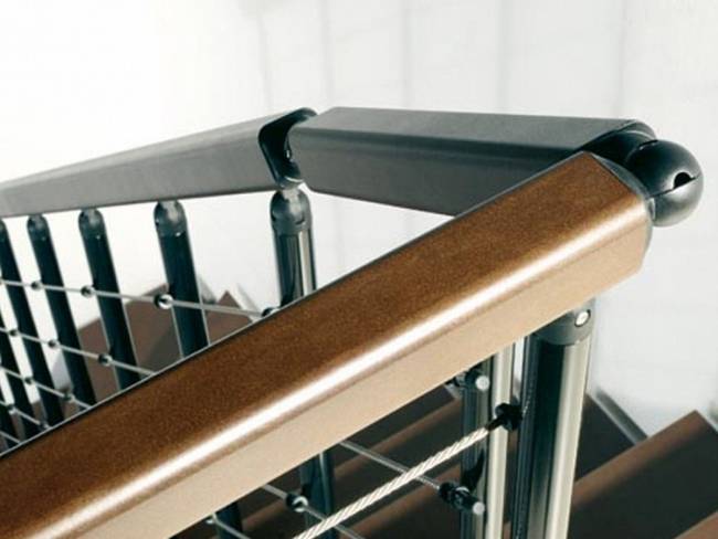 Модульная лестница Komoda 89 прямая