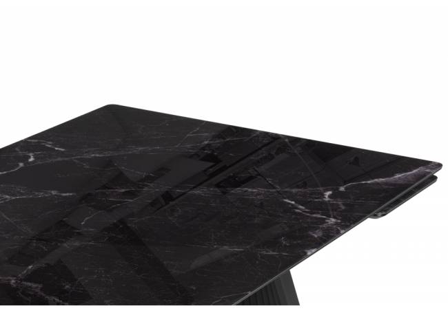 Вейв 140(200)х80 черный мрамор / черный