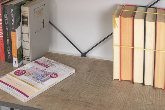 Стеллаж с полками и комод Трувор цвет дуб гранж песочный/интра