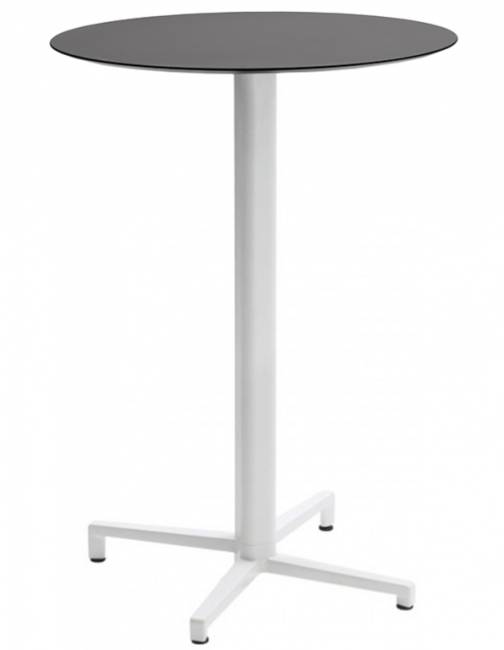 Подстолье металлическое барное Domino белый 490х540х1090 мм