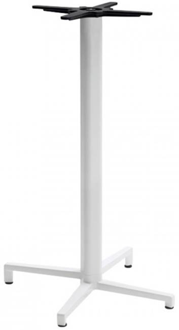 Подстолье металлическое барное Domino белый 490х540х1090 мм