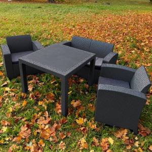 Комплект LANA LUX MINI DINING S графит