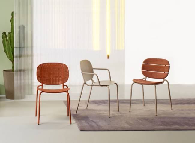 Стул деревянный Si-Si Wood тортора, красное дерево 500х550х800 мм