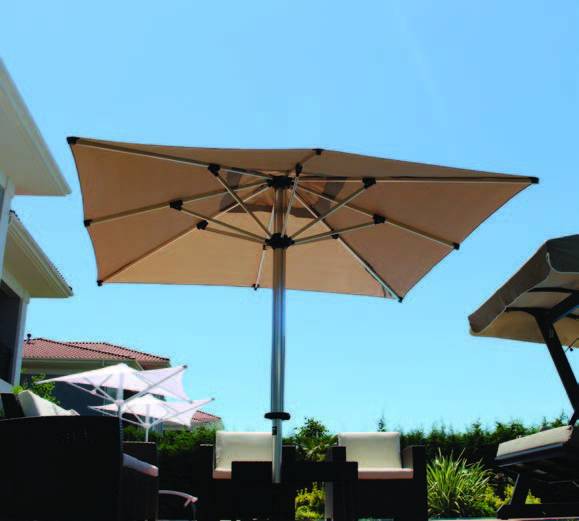 Зонт профессиональный 4х4 м Lux Telescopic Manuel 4000х4000 мм Зонт профессиональный 4х4 м Lux Telescopic Manuel 4000х4000 мм