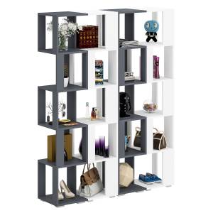 Стеллажи 4 штуки СВК цвет графит/белый