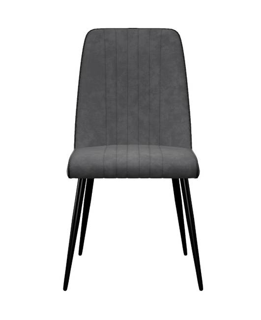 Стул DikLine 324 поворотный B28 ANTRACITE, ножки черные