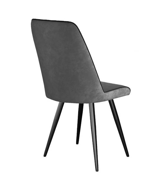 Стул DikLine 324 поворотный B28 ANTRACITE, ножки черные