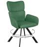 Стул DikLine 501 поворотный NS Pine зеленый, ножки черные
