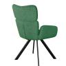 Стул DikLine 501 поворотный NS Pine зеленый, ножки черные