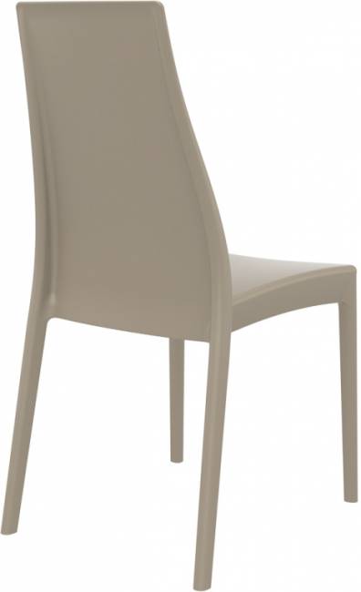 Стул пластиковый Miranda бежевый 450х560х940 мм