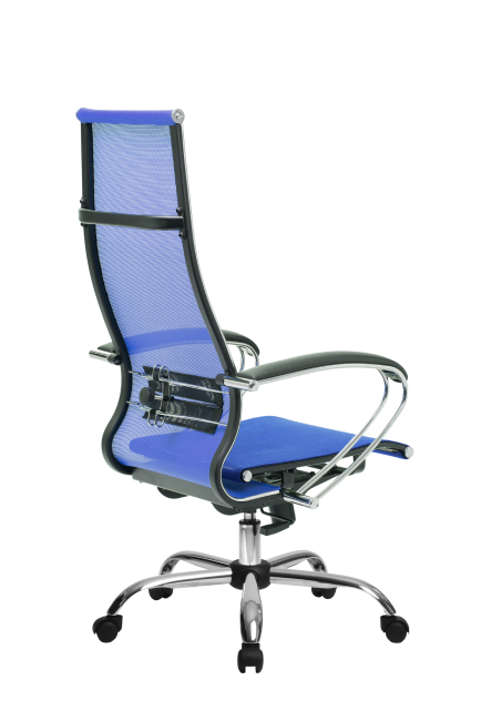 Кресло МЕТТА-7(MPRU)/подл.131/осн.003, васильковый/васильковый