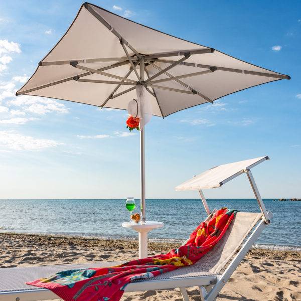 Шезлонг-лежак металлический 501 серебристый 1820х730х400 мм Шезлонг-лежак металлический 501 серебристый 1820х730х400 мм