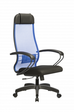 Кресло МЕТТА-11(MPRU)/подл.130/осн.001, синий