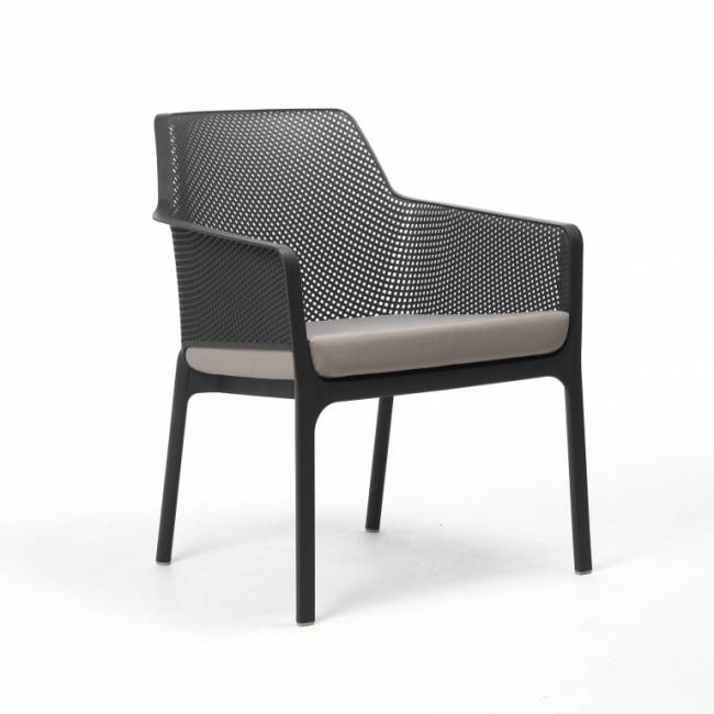 Подушка для кресла Net Relax серый Sunbrella 525х570х75 мм