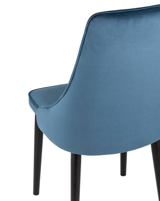 Стул Версаль велюр пыльно-синий