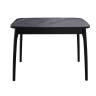 Стол DikLine MK40 Керамика Серый мрамор/подстолье черное/опоры черные