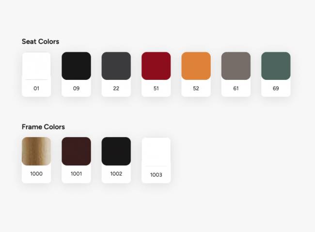 Стул пластиковый X-Treme-S Wox Pro Beech Wood белый 470х500х840 мм