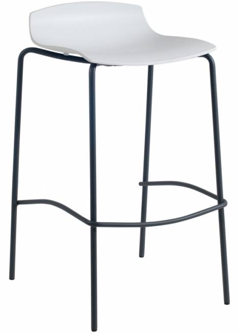 Табурет пластиковый барный X-Treme BSS Pro антрацит, белый 520х510х830 мм