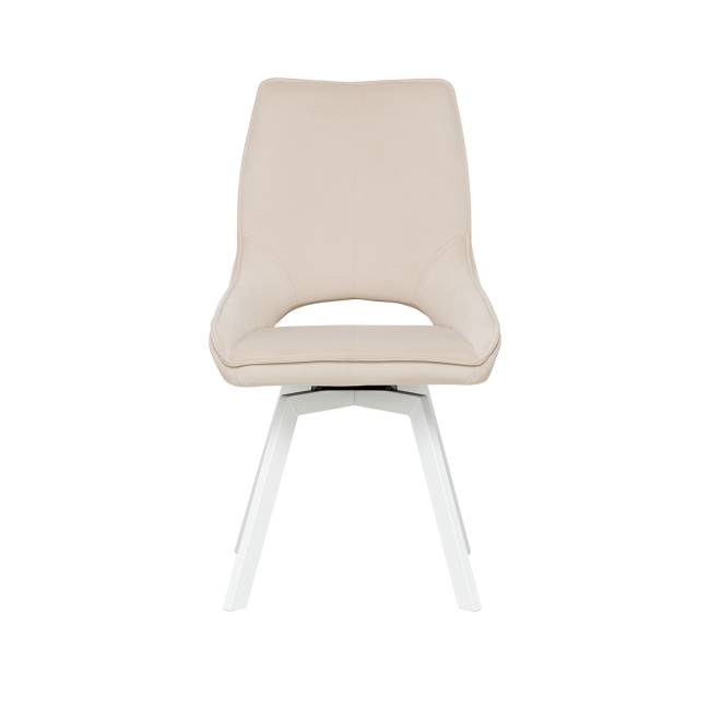 Стул Leset Галвес 360 (поворотный механизм) Бежевый Белый Стул Leset Галвес 360 (поворотный механизм) Бежевый Белый