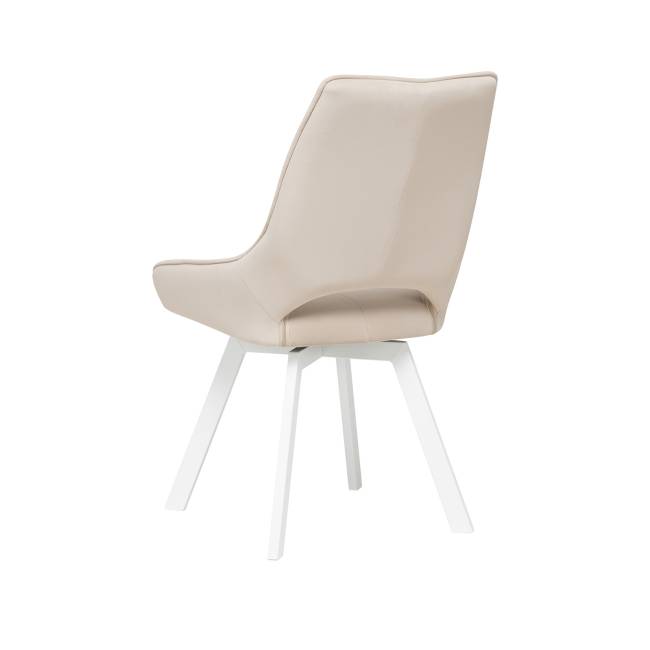 Стул Leset Галвес 360 (поворотный механизм) Бежевый Белый Стул Leset Галвес 360 (поворотный механизм) Бежевый Белый