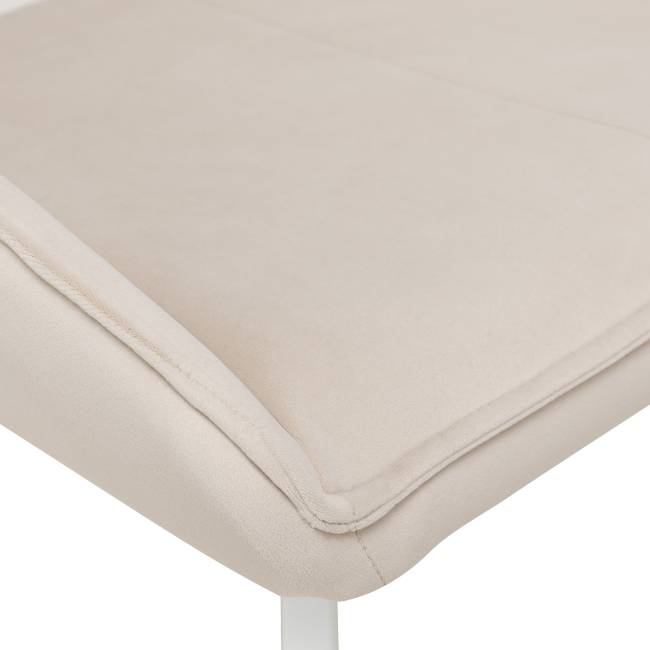 Стул Leset Галвес 360 (поворотный механизм) Бежевый Белый Стул Leset Галвес 360 (поворотный механизм) Бежевый Белый