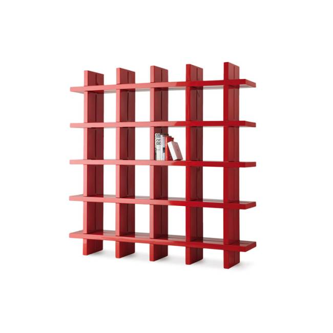 Стеллаж книжный пластиковый Mybook 5х5 Standard 2300х400х2300 мм